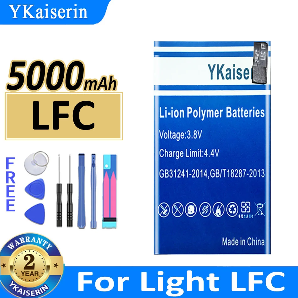 

5000mAh YKaiserin Battery For Light LFC Bateria