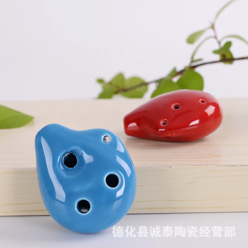 1 PCs Small Flute Color Ocarina 6 Holes Musical Instruments for Children Soprano Kids Toys Woodwind Sports musical instruments