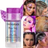 Body Glitter Stick, Singer Music Rave Festival, Rotating Mermaid Face Glitter Stick, Holographic Glitter for Face/Body/Hair/Eye 1