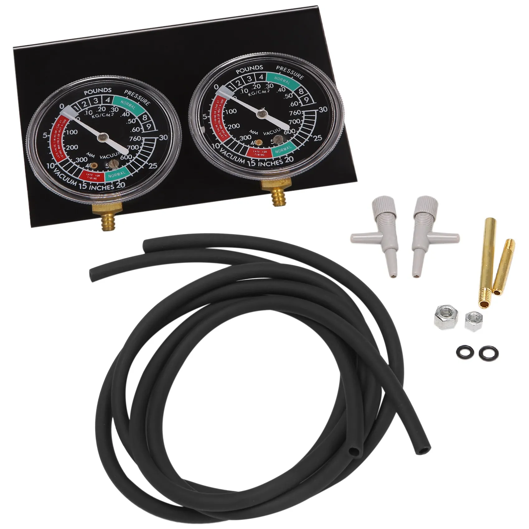 1Set Moto Carburatore Sincronizzatore Vacuum Calibri Strumento Carb Vacuum Gauge Balancer Per Yamaha/Honda/Suzuki Black