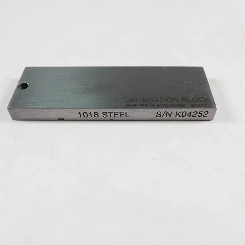 Eddy current cal blocks EDM block material : 1018 steel