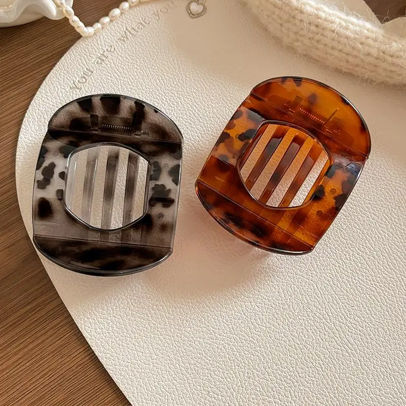 Neue Retro Flache Haar Clips frauen Styling Kunststoff Haar Clip Für Mädchen Keine Slip Mode Koreanische Elegante Haar Klaue Clips zubehör – Detail 1