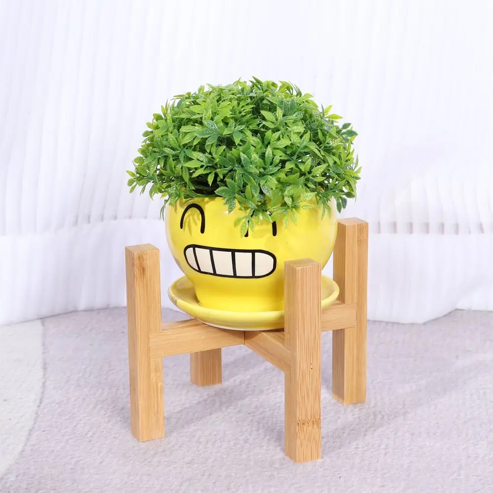 Description Picture 5 of itemWood Flowerpot Holder Floor-Standing Bonsai Display Stand Flower Pot Base Indoor Outdoor Home Decoration Tray Garden Supplies