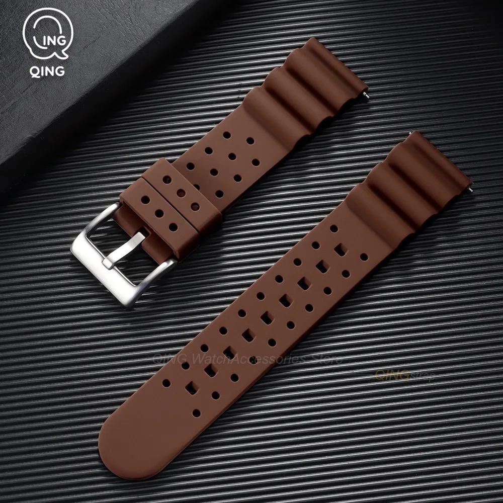 Universal Quick Release Silicone Watchband - Soft, High-Quality Replacement Strap