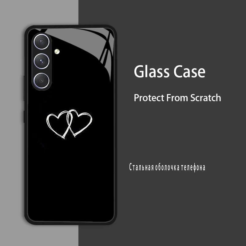 Tempered Glass Shockproof Bumper Case Cover