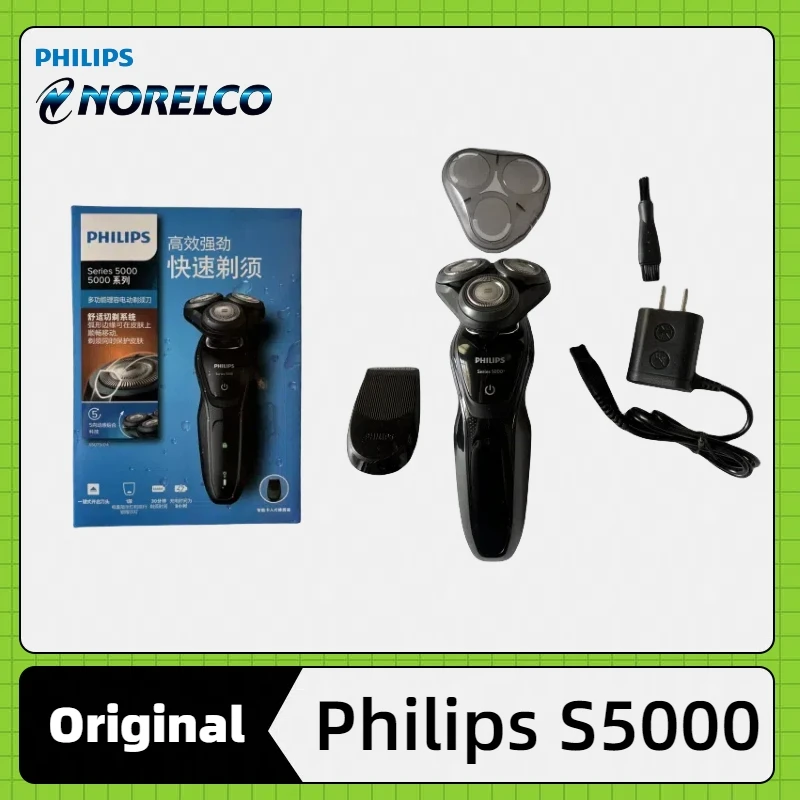 

Philips Shaver series 5000 Wet & Dry Electric Shaver Series 5000 S5079/04 New Original Set