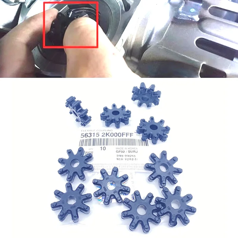 Genuino Accoppiamento Flessibile Muslimex 10 Pezzi Per Hyundai Elantra Azera Per Kia Optima Piantone Dello Sterzo Cadenza Forte Soul Azera