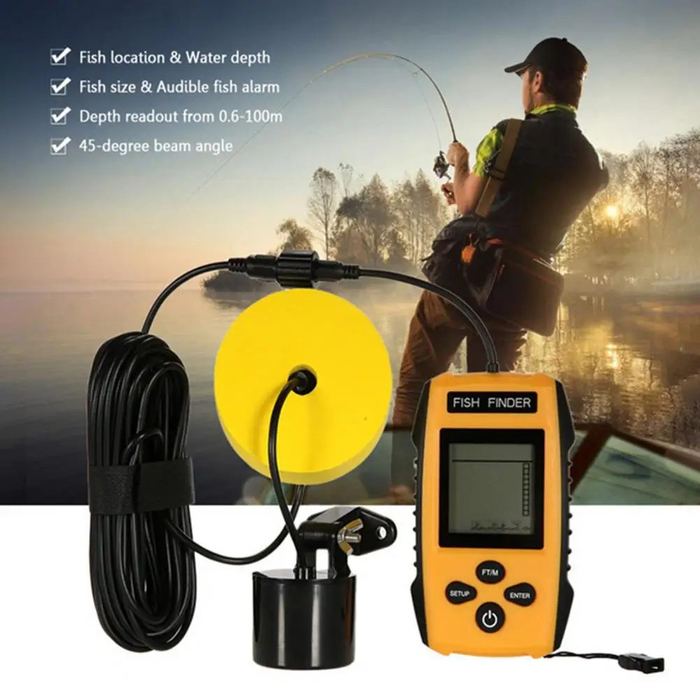 1 Set Useful Simple to Use Fish Finding Device Lightweight Fish Finding Device Easy to Carry Fishing Tool for Outdoor