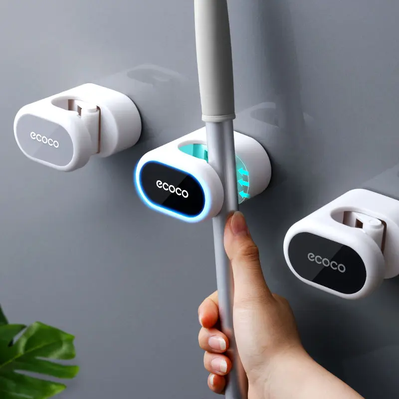 Organizador De Fregona De Pared Kalttoy - Soporte Adhesivo Para Escobas, Herramientas Y Más