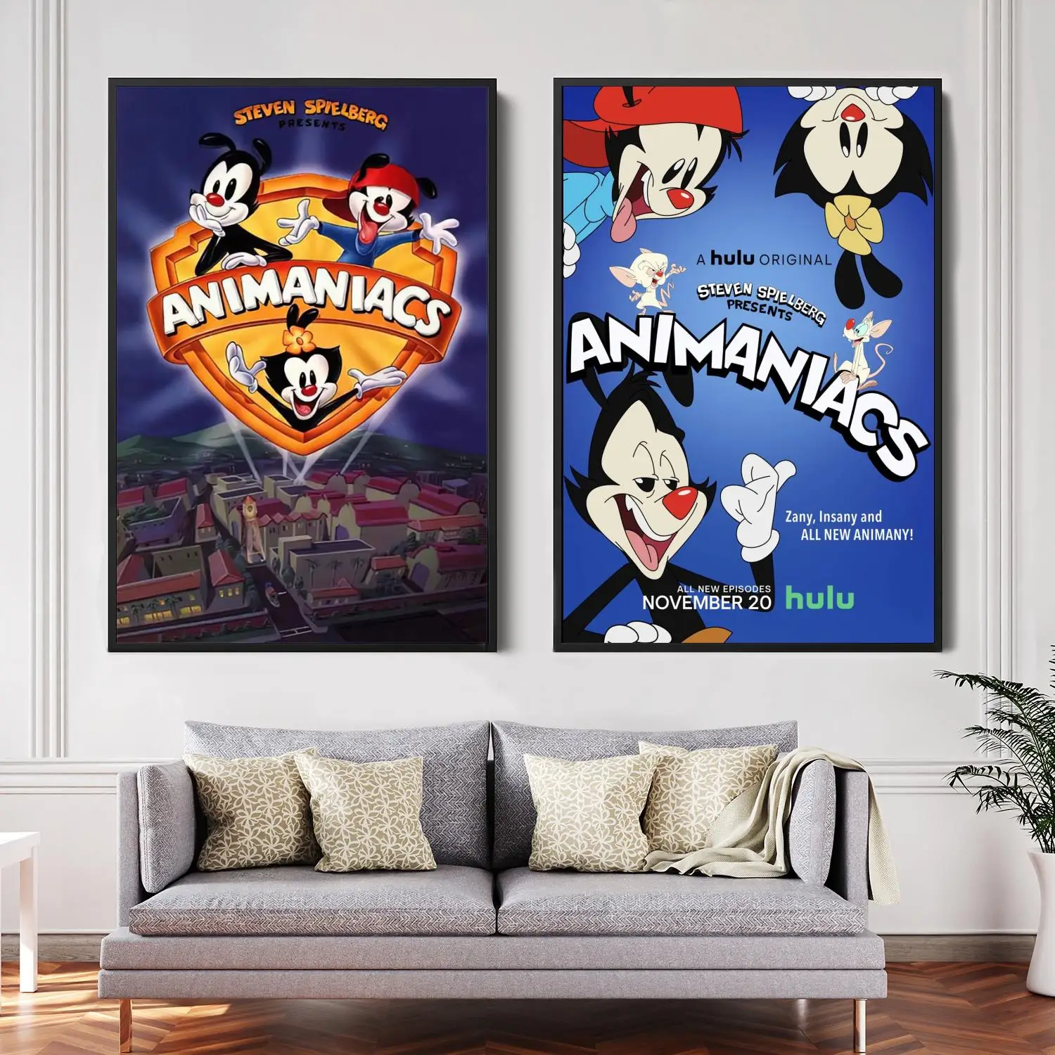 

animaniacs Cartoon Decorative Canvas Posters Room Bar Cafe Decor Gift Print Art Wall Paintings
