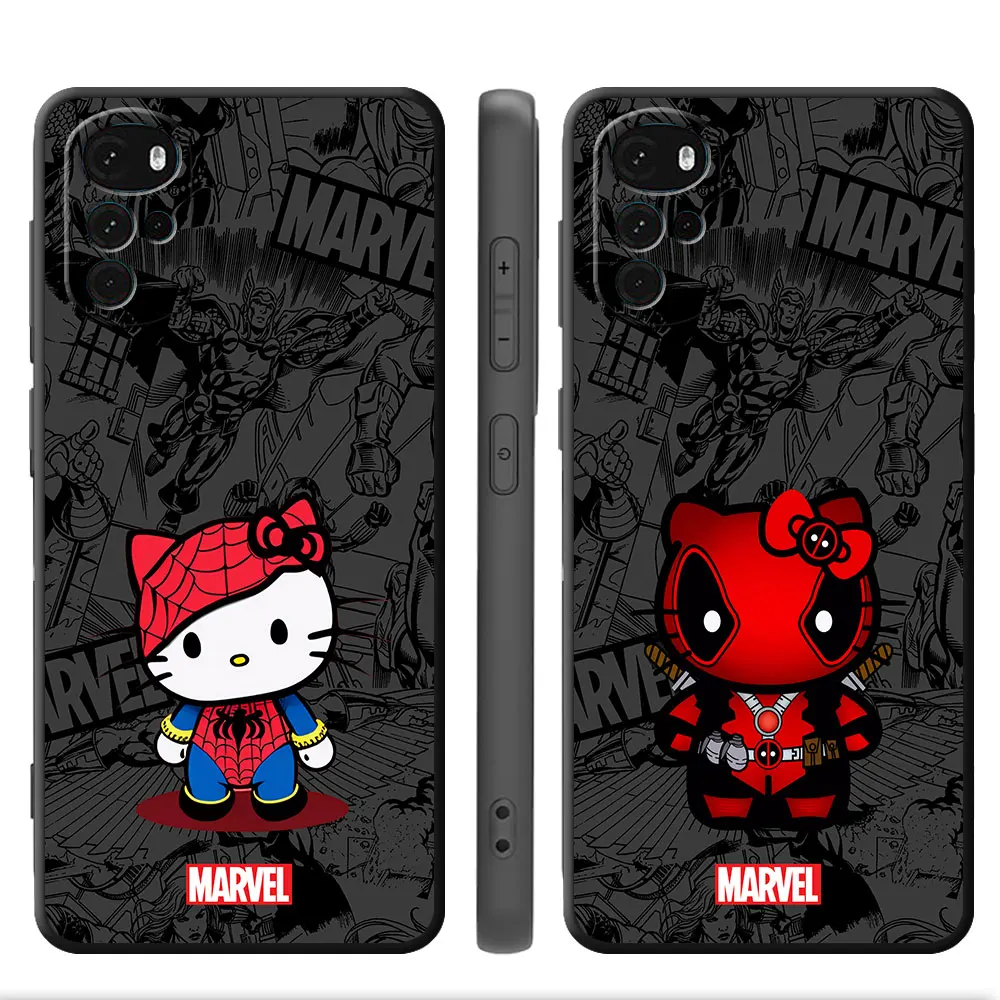 Marvel Spidermans Hello Kitty Custodia Per Telefono Per Motorola Moto Edge 30 Fusion Edge 20 Lite One Fusion Plus Edge 30 Neo Edge Cover