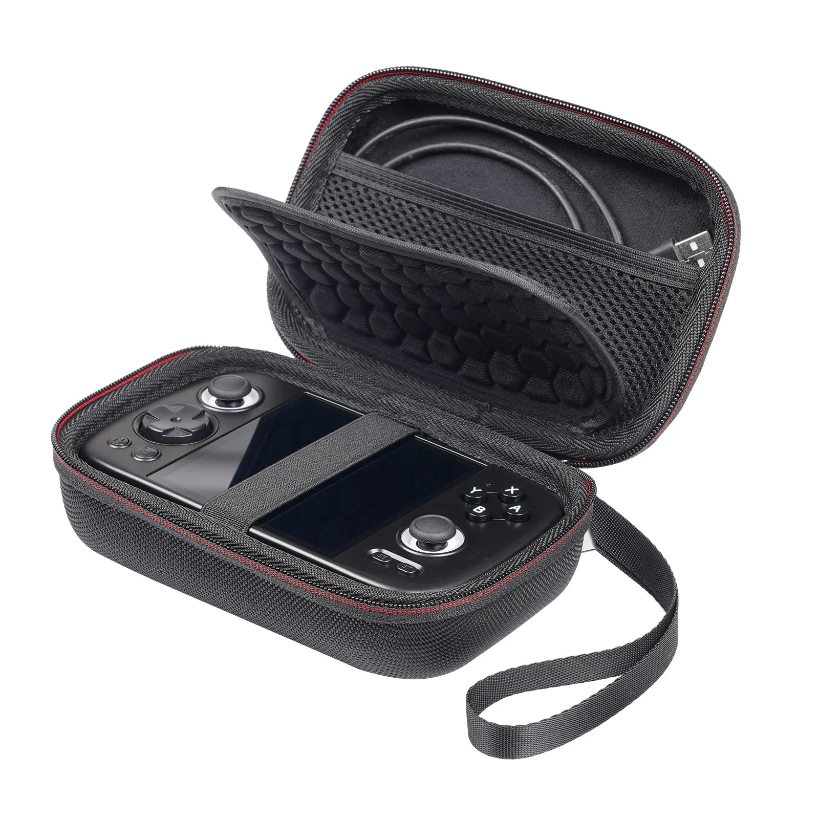 Enhanced Product Title: Premium Anbernic Retro Console Storage Bag - Handheld Game Accessories Organizer