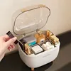 Lipstick Holder Organizer with Lid Clear Acrylic Lipstick Display Stand Container Dustproof Beauty Makeup Organizer for Cosmetic 3