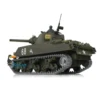 1/16 HENG LONG 7.0 RC Tank Model Upgraded M4A3 Sherman 3898 Metal Tracks Barrel Recoil Gearbox Smoke Unit Engine Sound TH17673 2