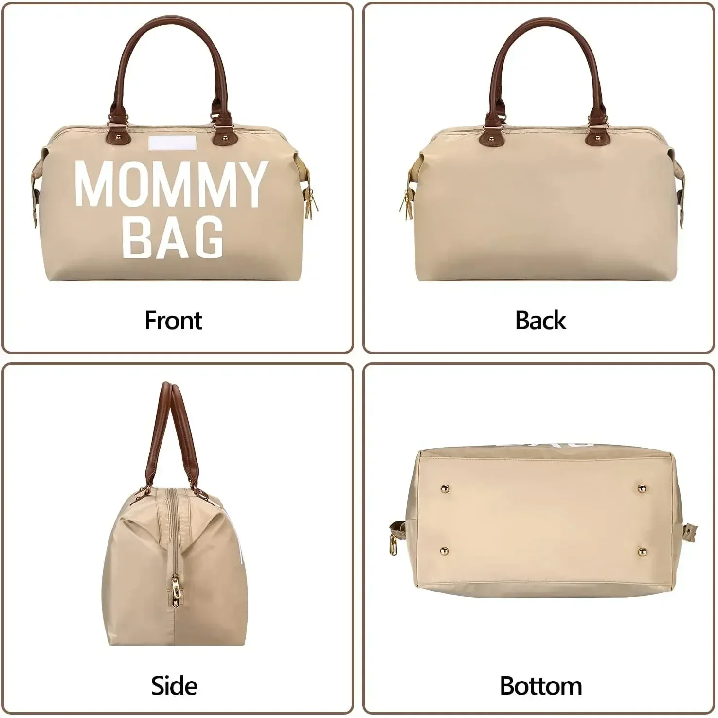 Mama Tote Bag Maternity Diaper Mommy Large Capacity Bag Women Nappy Organizer Stroller Baby Care Travel Backpack Mom Gifts