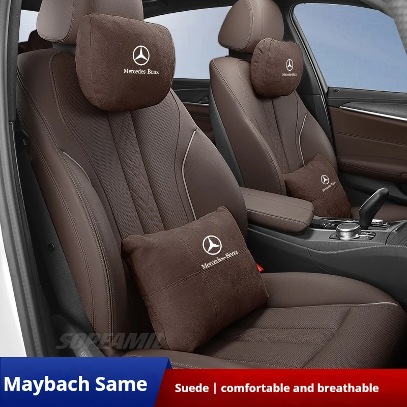 Mercedes-Benz レザー クッション ブラック Rear bench and front seats upholstery BLACK 1.5- Mercedes
