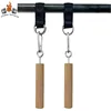 Wooden Handle Pull Up Ball Grip Finger Strengthener Exerciser Arm Muscle Strength Workout Rock Climbing Bouldering Training Tool 1