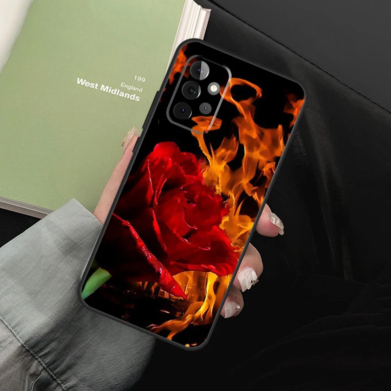 Elegant Red Rose Phone Case Cover