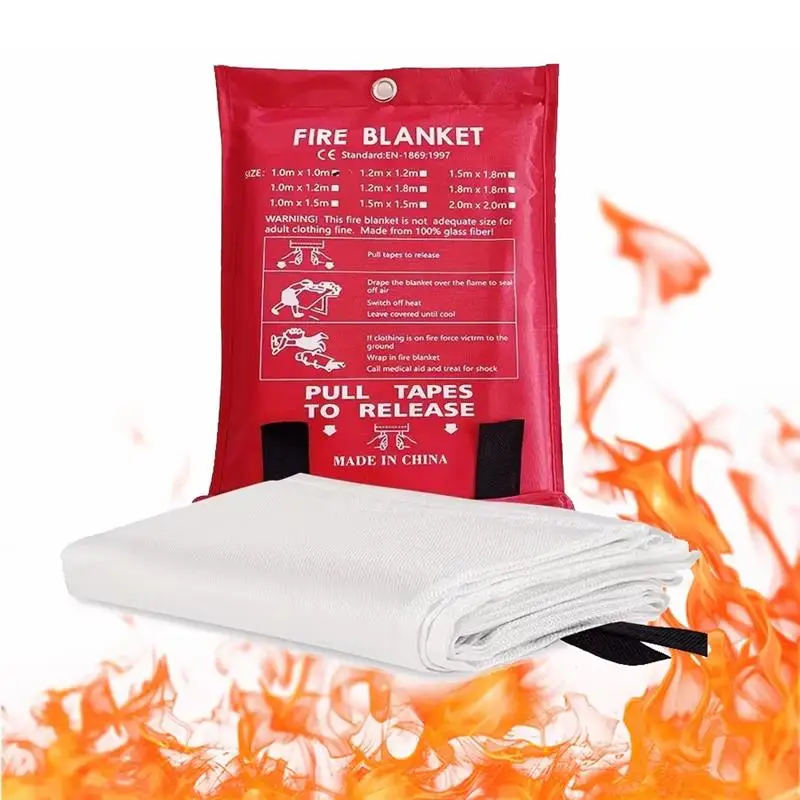 Fireproof Blanket Fire Retardant Emergency Rescue Shelter Escape Blanket Emergency Fire Extinguisher fiberglass fire blanket fire blanket