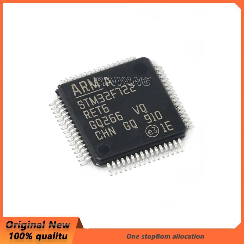 

(1 шт.) 100% новый набор микросхем STM32F722RET6 STM32F722 RET6 QFP-64