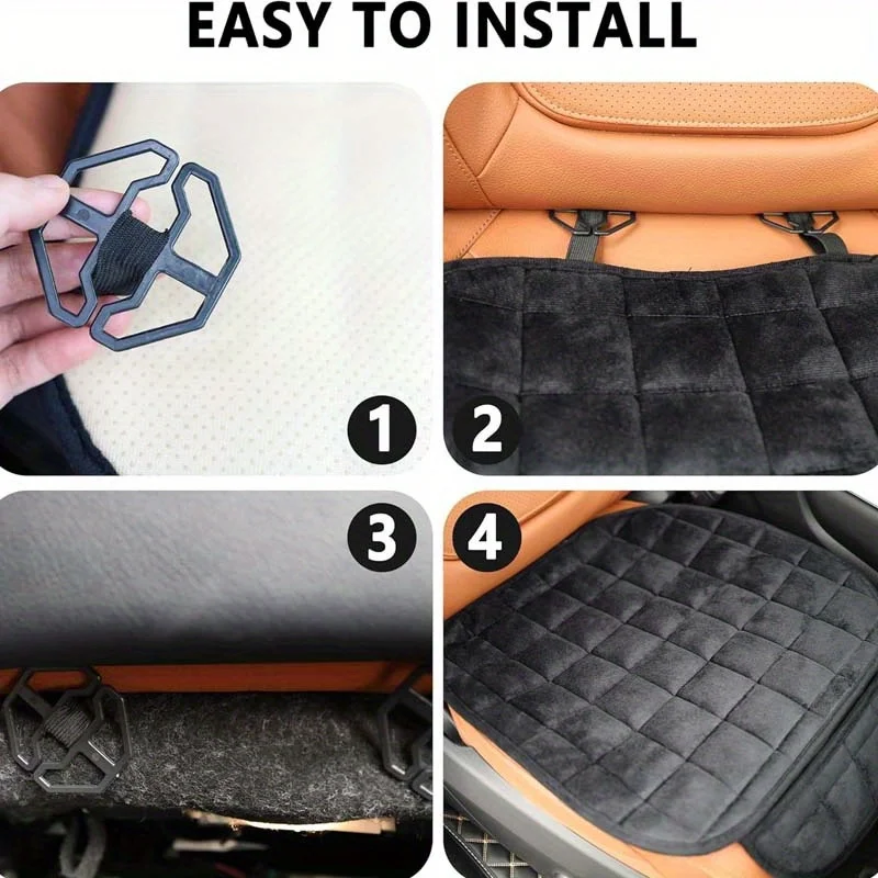 Plush Non-Slip Back Seat Protector 3