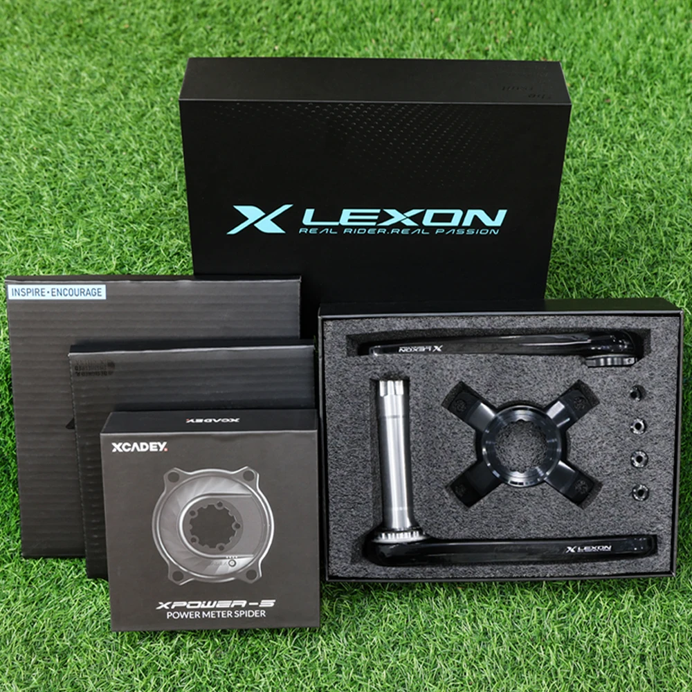 LEXON XCADEY パワーメーターロードカーボンクランクセット 365