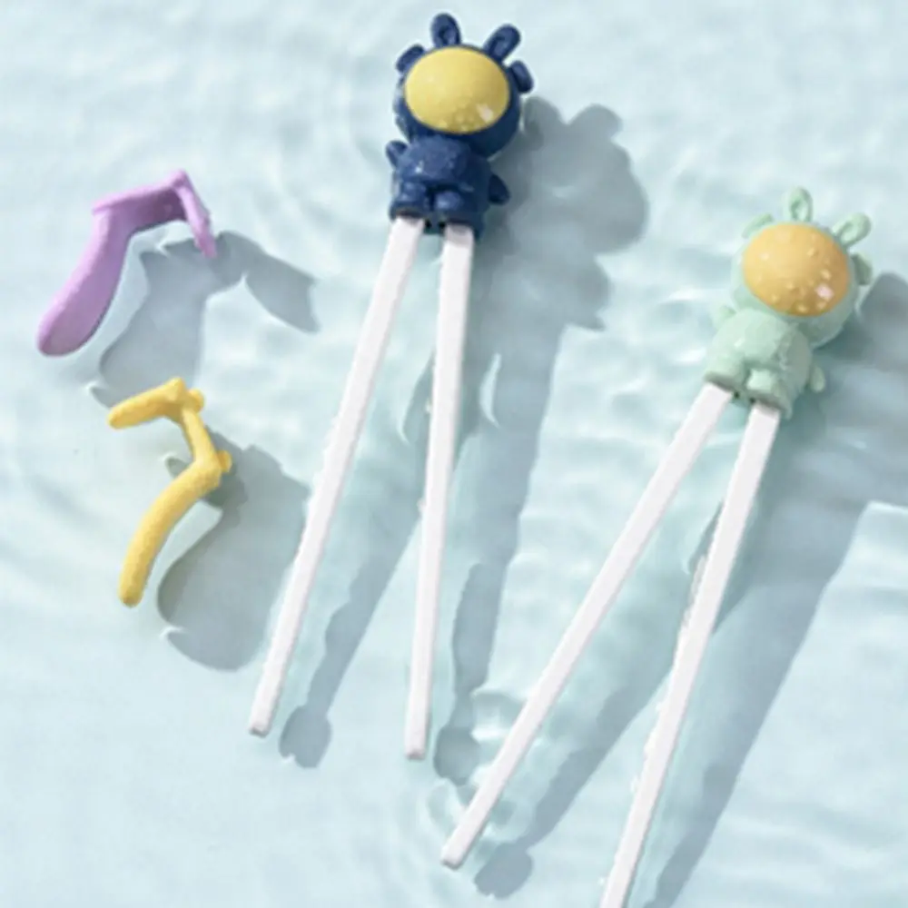 

Cartoon Food Grade Reusable Cute Children Tableware Baby Practice Helper Eating Training Tools Kids Learning Chopsticks