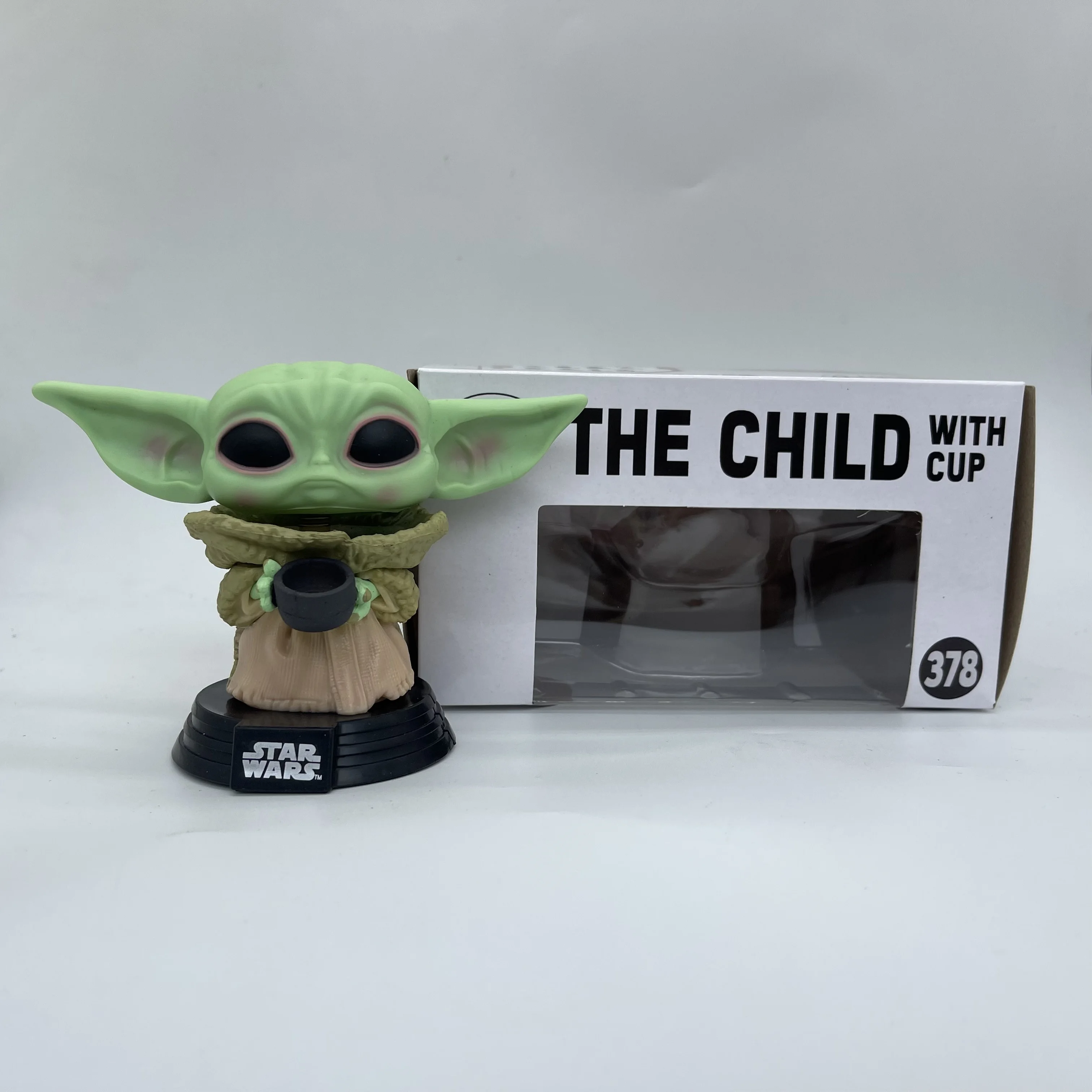 Film Starwars The Mandalorian Yodas #378 Funkostyle Vinyl Action Figure Collection Model Toys For Kids Regalo Di Natale