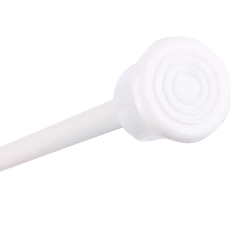 60-110cm Adjustable Curtain Rod Without Drilling Metal Spring Loaded Bathroom Bar Shower Extendable Telescopic PolesHanging Rods