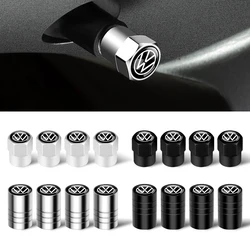 4Pcs Car Automobiles Motorcycles Trucks Bikes Tire Stem Valve Cap For Volkswagen Golf 4 Motion CADDY Beetle TSI TDI R32 MK4 GTI