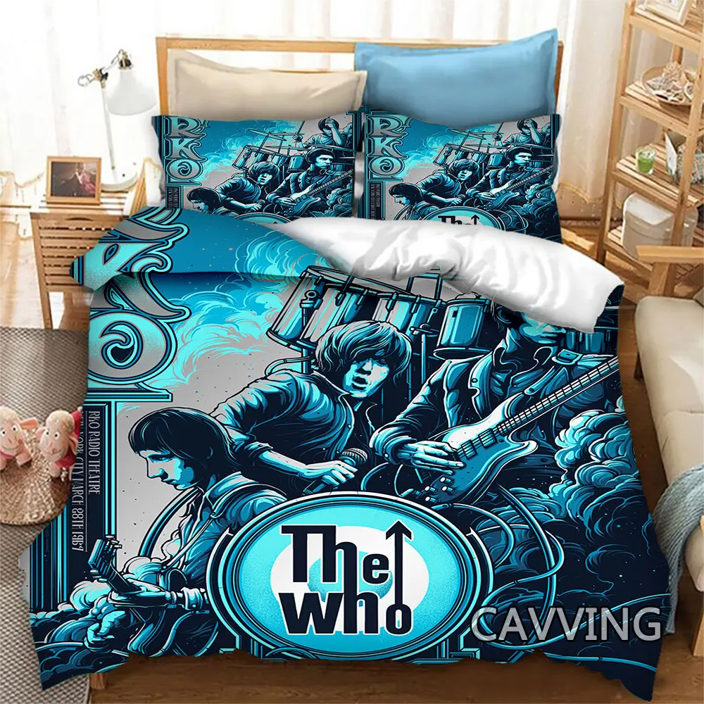

THE WHO BAND 3D Bedding Set Duvet Covers & Pillow Cases Comforter Quilt Cover Home Textile (US/EU/AU Sizes) K03