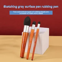 Ручка для смешивания художника, моющаяся губка для натирания эскизов, кисть, многоразовые художественные блендеры для рисования, инструменты для коррекции, осветления и бликов — изображение 2