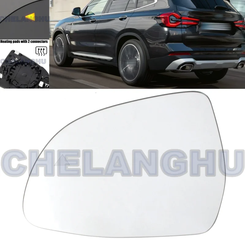 

Для BMW X3 G08/G01 F25 X4 G02 X5 G05 X6 G06 X7 G07 2018 2019 2020 2021 2022 2023 Левое зеркало заднего вида с подогревом для слепых зон