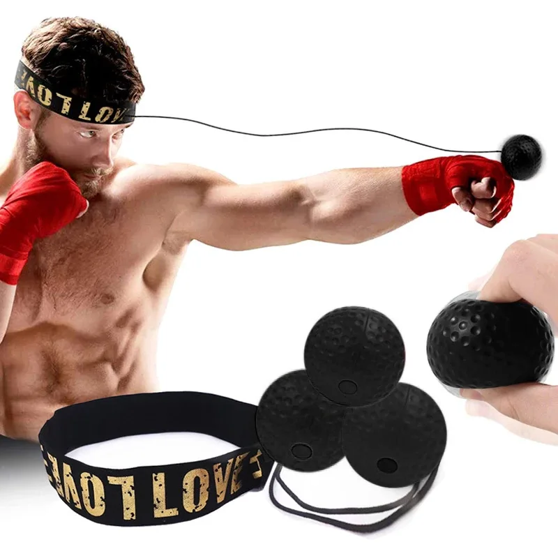 Headworn Speed Ball Boxing Magic Ball Reaction Fight Training Coordination Ability Vent Fist Speed Precision Decompression head mounted speed ball,boxing speed ball,boxing reaction ball