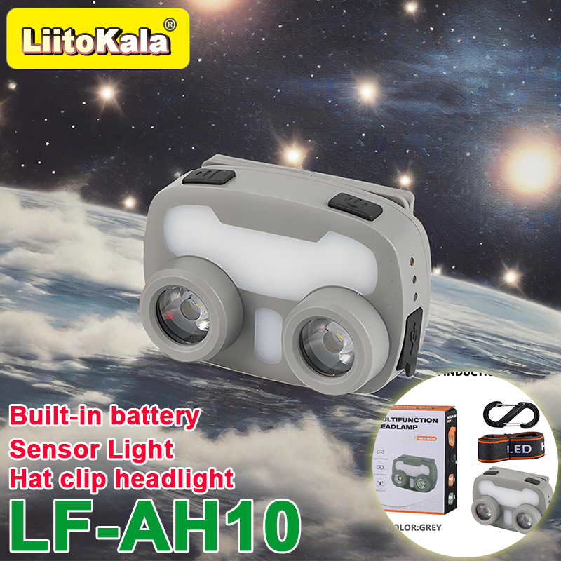 LiitoKala LF-AH-10 Hat Clip Headlamp Dual Purpose