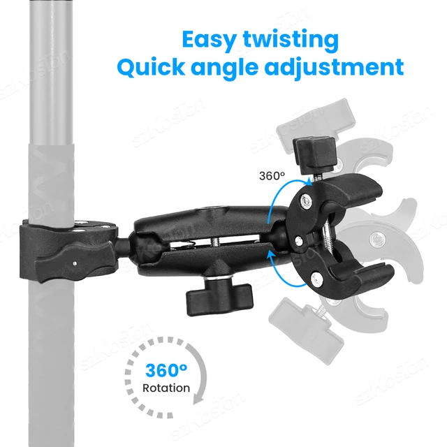 Pour Insta 360 X4 X5 X3 Go Pro 13 12 11 10 9 8 DJI vélo moto Selfie bâton monopode support de guidon accessoires 3