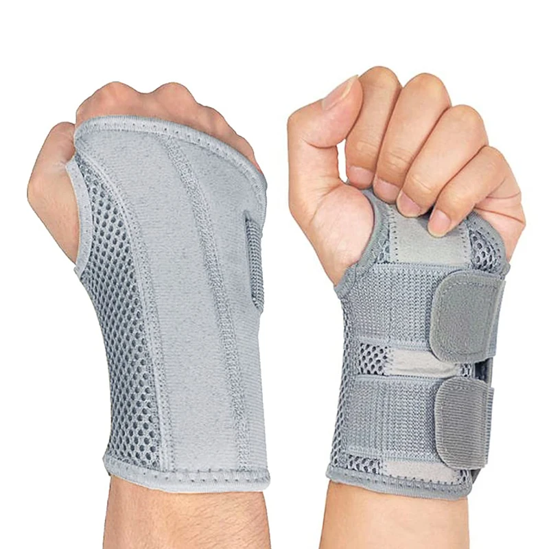 Wrist Support Gym Crossfit Bodybuilding Wristband Hand Wrist Protector Brace for Weight Lifting Carpal Tunnel Tendinitis Pain 6