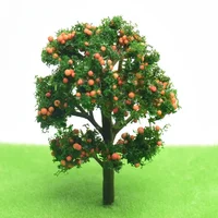 Plastic Model Train Artificial Miniature Model Tree Scenery Railroad Decoration Building Landscape Accessories Toys For Kids 2
