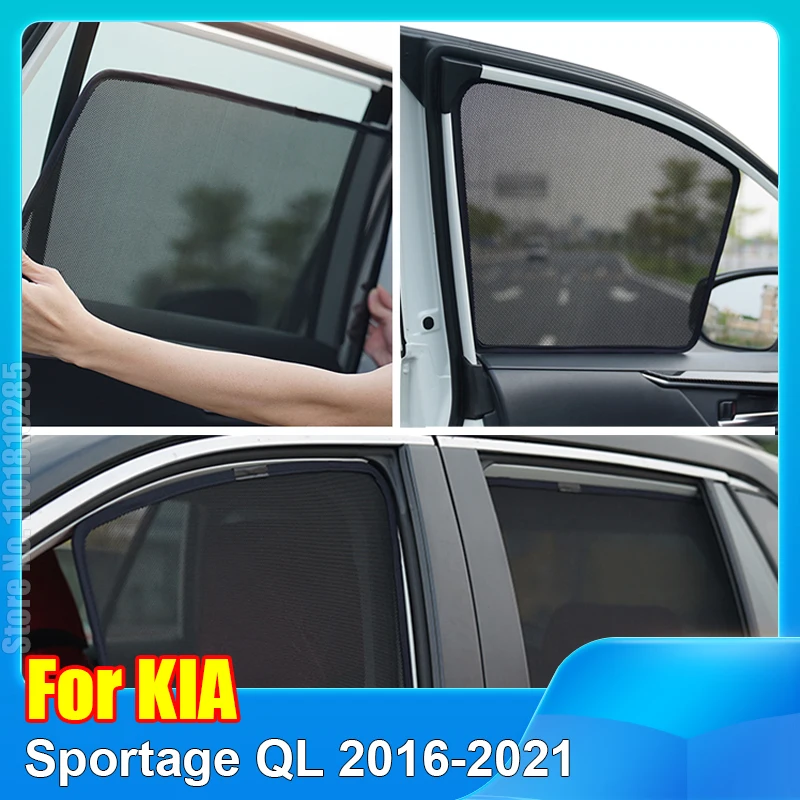 For Kia Sportage QL 2016 2021 Car Sun Shade Accessori Window