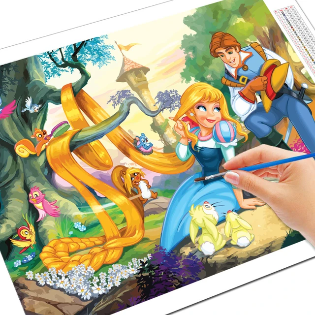 paint by numbers kit Disney Characters