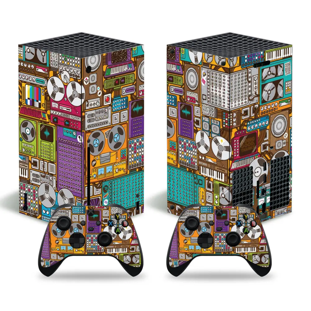 Il Più Nuovo Modello Per Xbox Series X Console Controller Sticker Vinyl Skin Cover Decal Wrap #1527