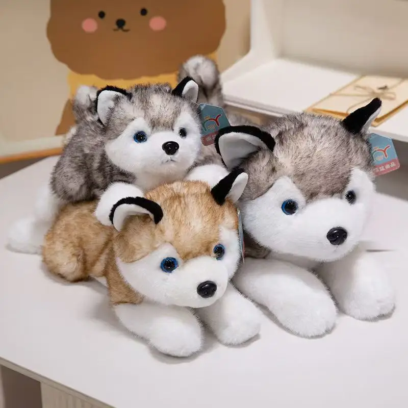 New 1pc 30/40/50cm Cute Dog Puppy Husky Pillow Plush Toy Cute Animal Stuffed Doll Home Decoration Baby Birthday Gift