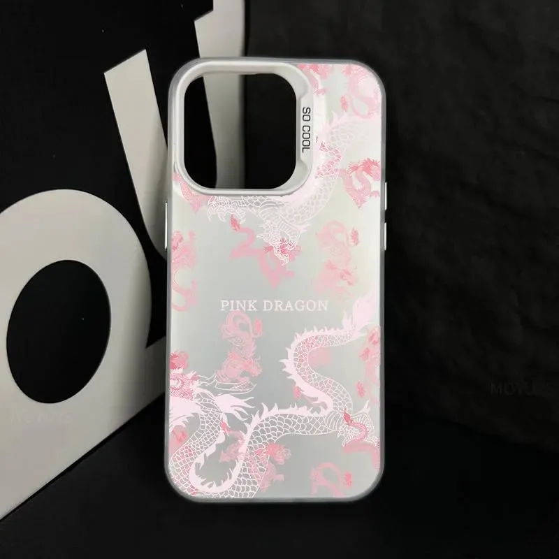 Pink Flying Dragon Matte Phone Case