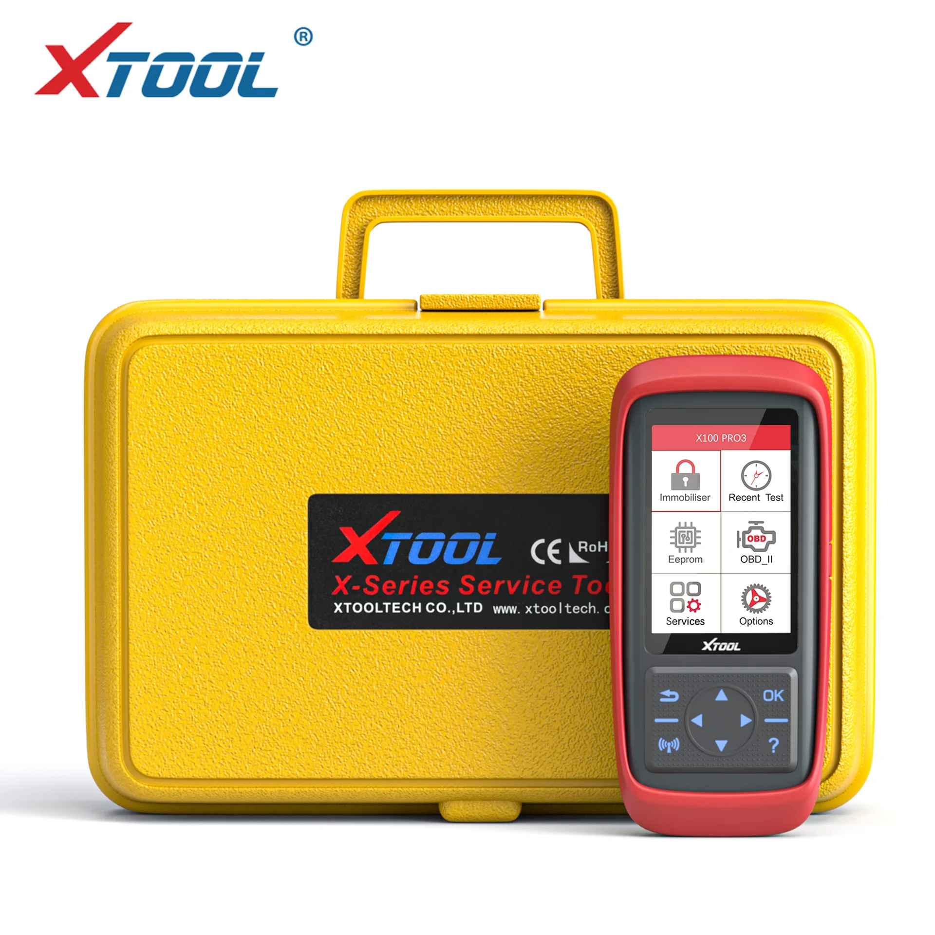 

XTOOL X100 PRO3 Auto Key Programmer OBD2 Code Reader IMMO Programming More Functions than X100 PRO2 X100PRO Free Update
