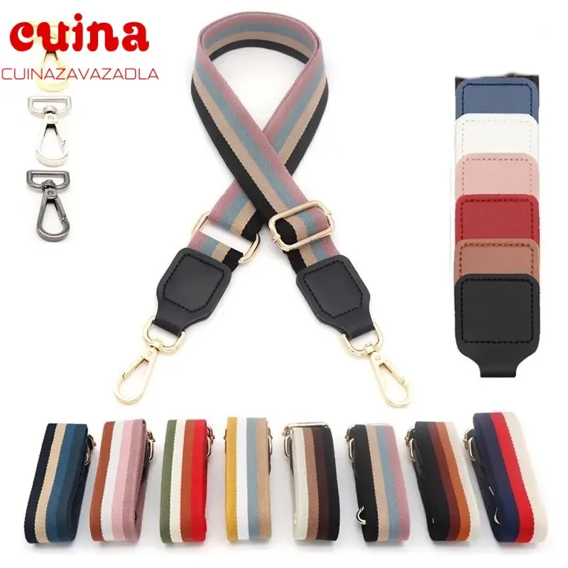 lady Wide Shoulder bag strap Accessories for Handbags leather Belt Rainbow Shoulder  Strap Purse Strap for accessories purse belt - AliExpress