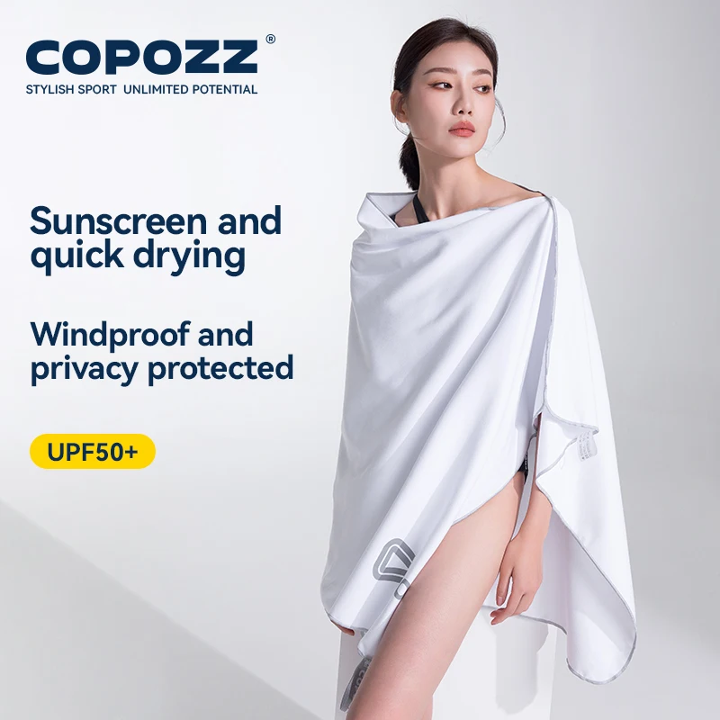 COPOZZ Sports Microfiber Pocket Quick Dry Beach Towel Portable Light Absorbing Enlarged Towel For Swimming Pool Gym Fitness Yoga sponge baseball bat plaything children outdoor toys for toddlers kids portable entertainment sports