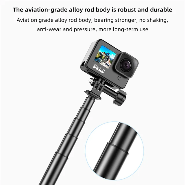 Selfie Light VRIG 51” Invisible Selfie Stick For Insta360, GoPro