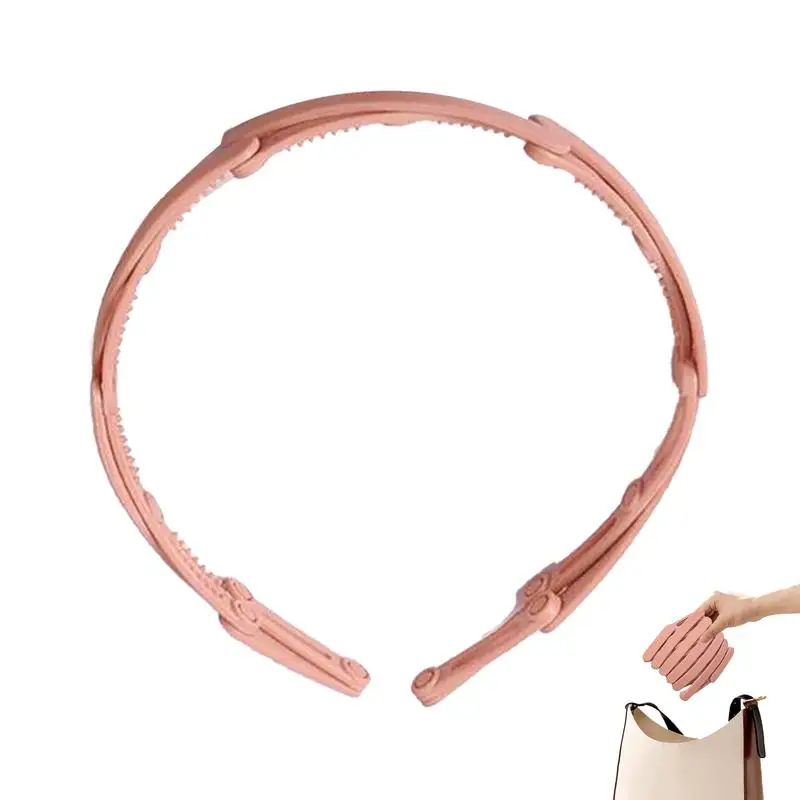 Folded Hair Bands Foldable Travel Headband Telescopic Folding Headband Multipurpose Hairband Hair Clips Hoop For Women