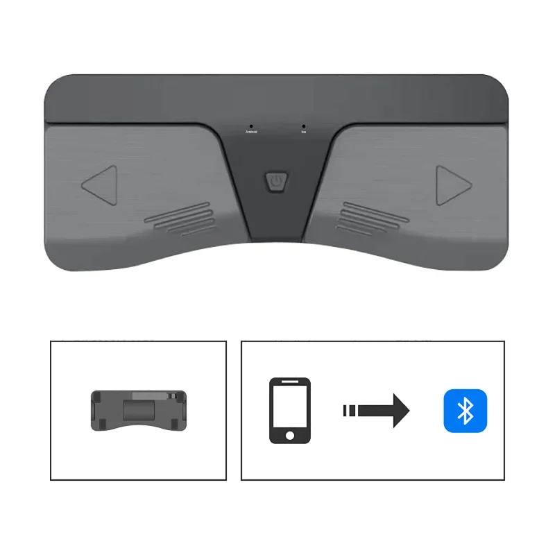 Wireless Page Turner Pedal Wireless Control Hands Free Music BT Page Turning Pedal Compatible with IPad IPhone Android bluetooth page turner pedal