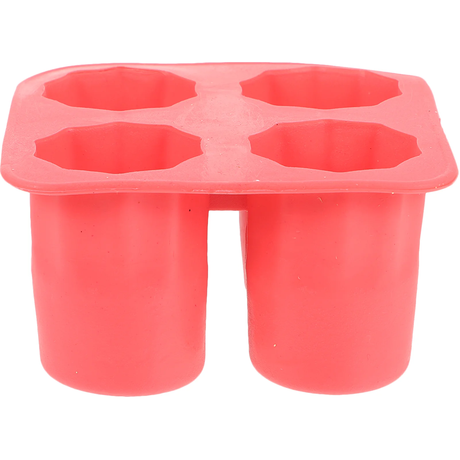 

Cup Mold, Silicone Cube Mold DIY Cup Shape Molds Cups Silicone Tray Great For Summer, Red